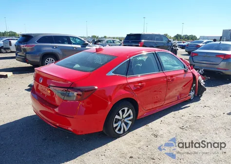 2025 Honda Civic Lx z USA, uszkodzony, nr VIN 2HGFE2F21SH544720